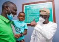 Sanwo-Olu keeps promise, meet "Mummy calm down” boy