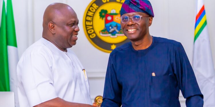 Lagos State: Former Governor, Ambode Visits Sanwo-olu - Image 1