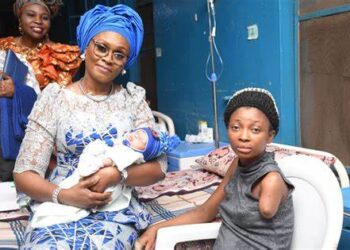 After 8yrs of marriage, couple born baby of the year …First Lady welcomes baby