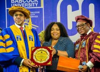 Abiodun Says Education Must Produce Solution Providers, Not Just Degree Holders  …Gets Babcock Good Governance Award, Rewards Best Students